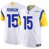 Men Los Angeles Rams 15 Demarcus Robinson White 2024 F U S E Vapor Untouchable Stitched Football Jersey 885593 21804 550X550