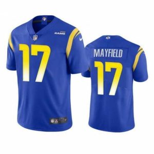 Exceptional Los Angeles Rams 17 Baker Mayfield Royal Vapor Untouchable Limited Stitched Football Jersey