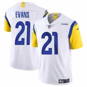 Superb Los Angeles Rams 21 Zach Evans White 2024 Vapor Untouchable Stitched Football Jersey
