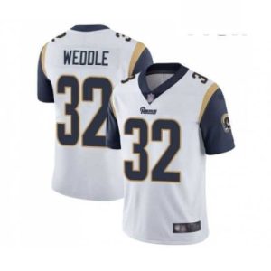 Superb Los Angeles Rams 32 Eric Weddle White Vapor Untouchable Limited Player Football Jersey