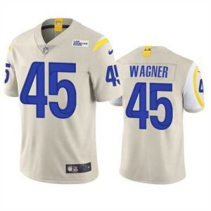Outstanding Los Angeles Rams 45 Bobby Wagner Bone Vapor Untouchable Limited Stitched Football Jersey