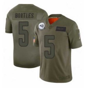 Gorgeous Los Angeles Rams 5 Blake Bortles Limited Camo 2019 Salute to Service Football Jersey