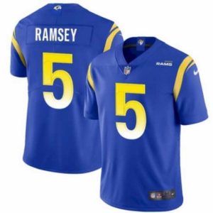 Outstanding Los Angeles Rams 5 Jalen Los Angeles Ramsey Royal Vapor Untouchable Limited Stitched Jersey