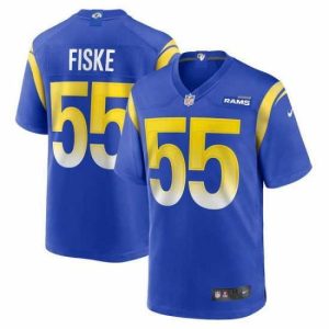 Finest Los Angeles Rams 55 Braden fiske Blue vapor untouchable limited Jersey