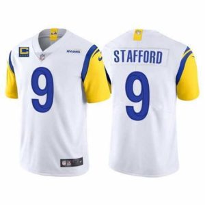Marvelous Los Angeles Rams 9 Matthew Stafford 2022 White With 4 Star C Patch Vapor Untouchable Limited Stitched Jersey
