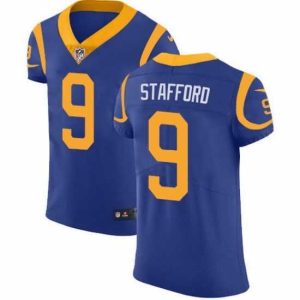 High quality Los Angeles Rams 9 Matthew Stafford Royal Blue Alternate Stitched NFL Vapor Untouchable Elite Jersey