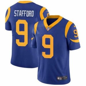 Superior Los Angeles Rams 9 Matthew Stafford Royal Blue Alternate Stitched NFL Vapor Untouchable Limited Jersey