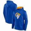Men Los Angeles Rams Royal On The Ball Pullover Hoodie 833124 21804 550X550