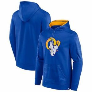 High quality Los Angeles Rams Royal On The Ball Pullover Hoodie