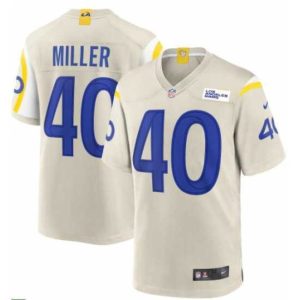 High quality Los Angeles Rams Von Miller 40 Game Stitched NFL Jersey
