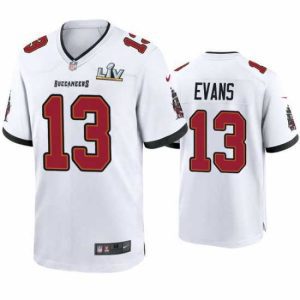 Exquisite Mike Evans Buccaneers White Super Bowl Lv Game Jersey