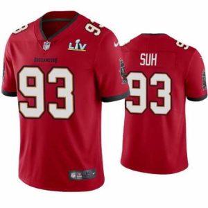 High quality Ndamukong Suh Buccaneers Red Super Bowl Lv Vapor Limited Jersey