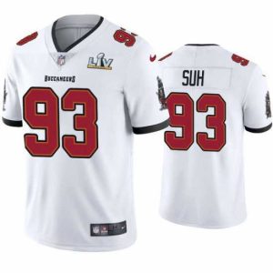 Superb Ndamukong Suh Buccaneers White Super Bowl Lv Vapor Limited Jersey