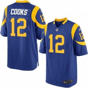 Superior Nike Los Angeles Rams 12 Brandin Cooks Game Royal Blue Alternate NFL Jersey