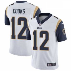 Exquisite Nike Los Angeles Rams 12 Brandin Cooks White Vapor Untouchable Limited Player NFL Jersey