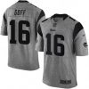 Men Nike Los Angeles Rams 16 Jared Goff Limited Gray Gridiron NFL Jersey 582151 21804 550X550