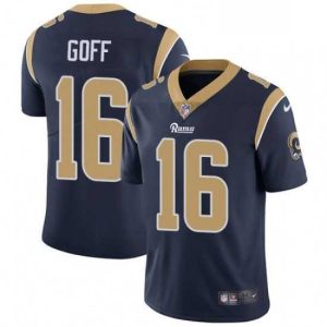 Marvelous Nike Los Angeles Rams 16 Jared Goff Navy Blue Team Color Vapor Untouchable Limited Player NFL Jersey