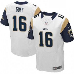 Superior Nike Los Angeles Rams 16 Jared Goff White Vapor Untouchable Elite Player NFL Jersey