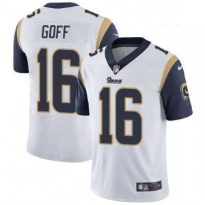 Exquisite Nike Los Angeles Rams 16 Jared Goff White Vapor Untouchable Limited Player NFL Jersey