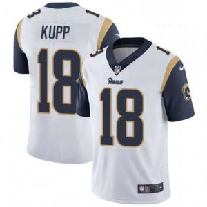 Gorgeous Nike Los Angeles Rams 18 Cooper Kupp White Vapor Untouchable Limited Player NFL Jersey