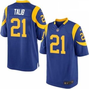 Exquisite Nike Los Angeles Rams 21 Aqib Talib Game Royal Blue Alternate NFL Jersey
