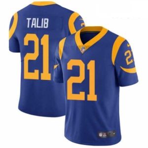 Superb Nike Los Angeles Rams 21 Aqib Talib Royal Blue Alternate Vapor Untouchable Limited Player NFL Jersey