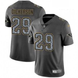 High quality Nike Los Angeles Rams 29 Eric Dickerson Gray Static Vapor Untouchable Limited NFL Jersey