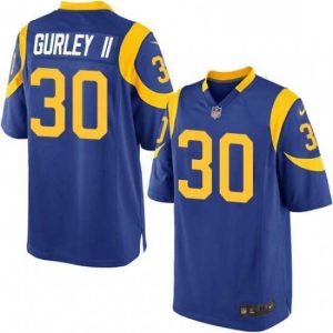 Superior Nike Los Angeles Rams 30 Todd Gurley Game Royal Blue Alternate NFL Jersey
