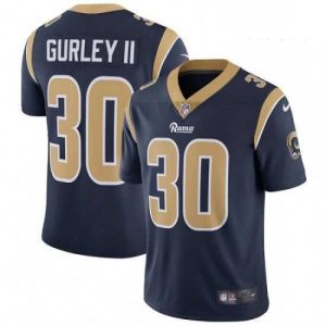 Exquisite Nike Los Angeles Rams 30 Todd Gurley Navy Blue Team Color Vapor Untouchable Limited Player NFL Jersey
