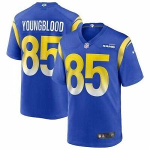 Premium Nike Los Angeles Rams #85 Jack Youngblood New Blue Alternate Vapor Untouchable Limited Player NFL Jersey
