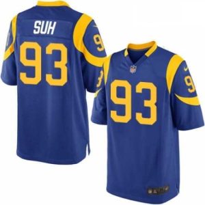 Gorgeous Nike Los Angeles Rams 93 Ndamukong Suh Game Royal Blue Alternate NFL Jersey