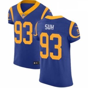Exquisite Nike Los Angeles Rams 93 Ndamukong Suh Royal Blue Alternate Vapor Untouchable Elite Player NFL Jersey