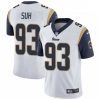 Men Nike Los Angeles Rams 93 Ndamukong Suh White Vapor Untouchable Limited Player NFL Jersey 535541 21804 550X550