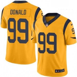 Superior Nike Los Angeles Rams 99 Aaron Donald Limited Gold Rush Vapor Untouchable NFL Jersey