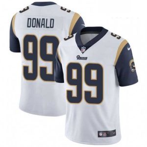 Superb Nike Los Angeles Rams 99 Aaron Donald White Vapor Untouchable Limited Player NFL Jersey