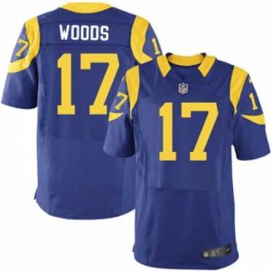Finest Nike Rams #17 Robert Woods Royal Blue Alternate Stitched NFL Elite Jersey