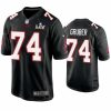 Men Paul Gruber Buccaneers Black Super Bowl Lv Game Fashion Jersey 778950 22760 550X550