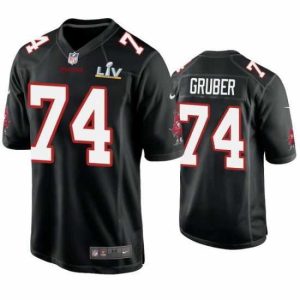 Finest Paul Gruber Buccaneers Black Super Bowl Lv Game Fashion Jersey