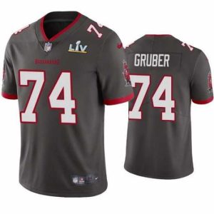 Superb Paul Gruber Buccaneers Pewter Super Bowl Lv Vapor Limited Jersey