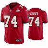Men Paul Gruber Buccaneers Red Super Bowl Lv Vapor Limited Jersey 778954 22760 550X550