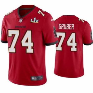 Gorgeous Paul Gruber Buccaneers Red Super Bowl Lv Vapor Limited Jersey