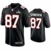 Men Rob Gronkowski Buccaneers Black Super Bowl Lv Game Fashion Jersey 778958 22760 550X550