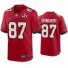 Men Rob Gronkowski Buccaneers Red Super Bowl Lv Game Jersey 778961 22760 550X550