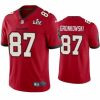 Men Rob Gronkowski Buccaneers Red Super Bowl Lv Vapor Limited Jersey 778962 22760 550X550