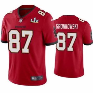 Exquisite Rob Gronkowski Buccaneers Red Super Bowl Lv Vapor Limited Jersey