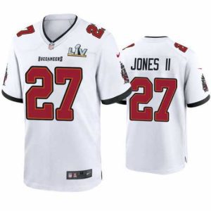 High quality Ronald Jones Ii Buccaneers White Super Bowl Lv Game Jersey