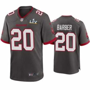 Premium Ronde Barber Buccaneers Pewter Super Bowl Lv Game Jersey