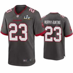 Premium Sean Murphy Bunting Buccaneers Pewter Super Bowl Lv Game Jersey