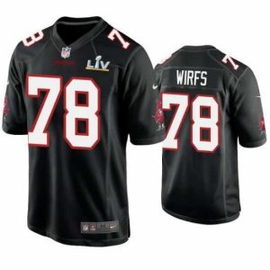 Outstanding Tristan Wirfs Buccaneers Black Super Bowl Lv Game Fashion Jersey