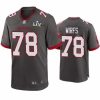 Men Tristan Wirfs Buccaneers Pewter Super Bowl Lv Game Jersey 779011 22760 550X550